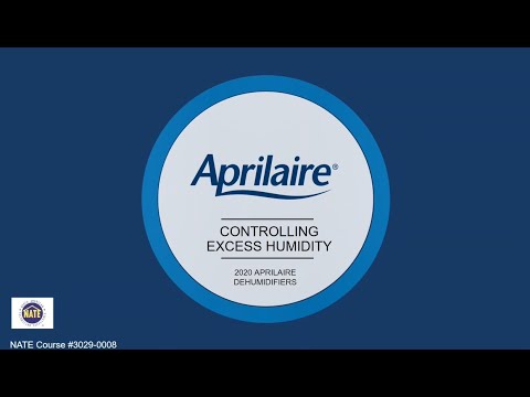 Aprilaire Dehumidifier Product Training Webinar (Recorded March 2020)