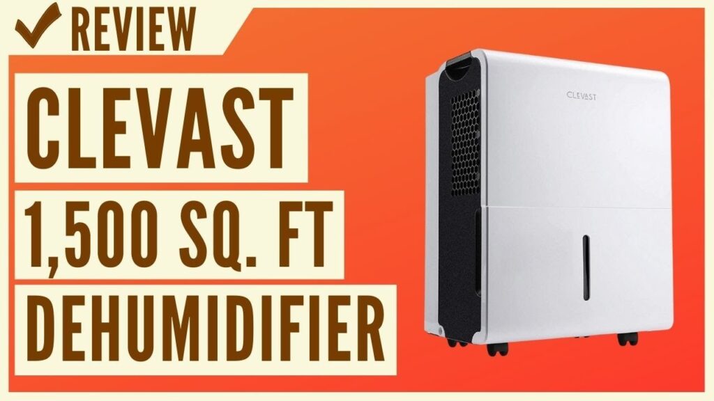 CLEVAST 1,500 Sq. Ft Energy Star Dehumidifier Review