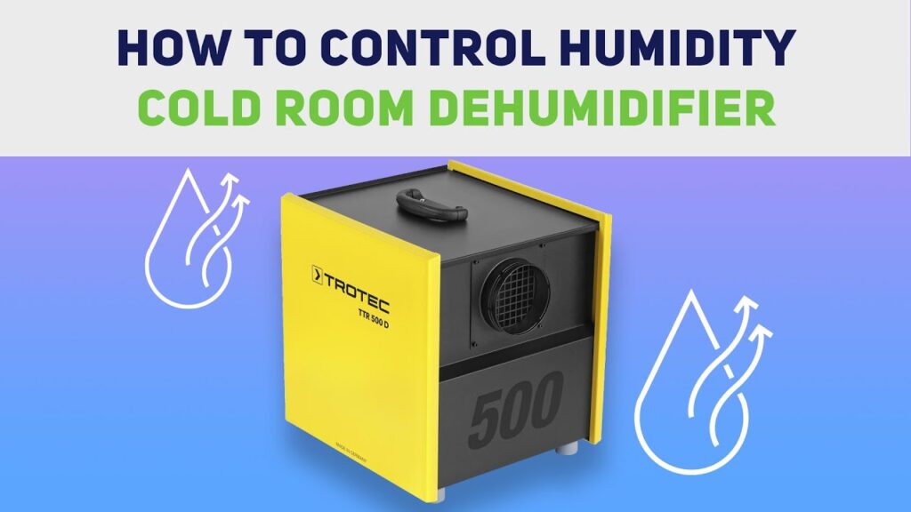 Cold room dehumidifier