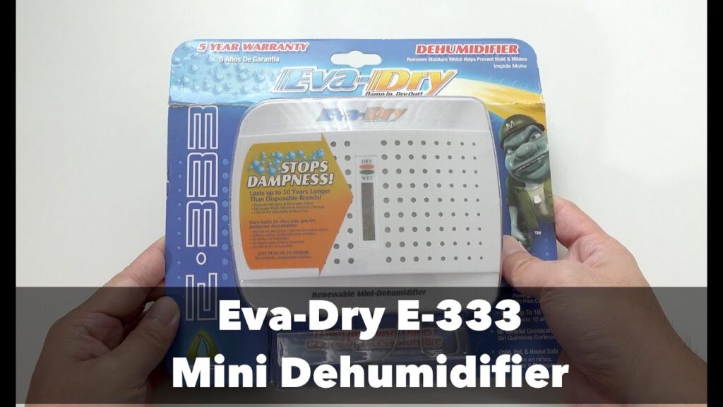 Eva-dry E-333 Renewable Mini Dehumidifier Unboxing & Testing