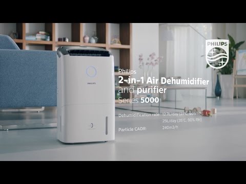 Philips 2-in-1 Air Dehumidifier & Purifier 5000 Series