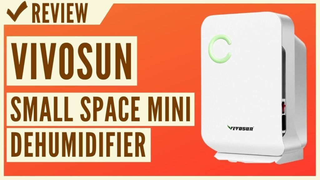 VIVOSUN Small Space Mini Dehumidifier for Grow tent Closets Bathroom and Basement Review