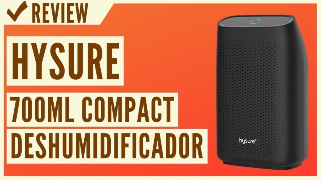 hysure Dehumidifier, 700ml Compact Deshumidificador Review